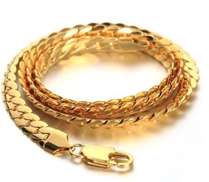 MENS MIAMI Link Gold Chain 8mm 24 