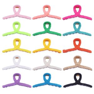 Multicolor Hair Claws For Women Plastic Hairs Clips Wrapped With Cloth Simple Handmade DIY Hair Accessories Wholesale 1 8xta D3