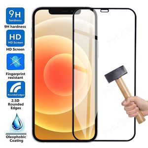 9D Full Screen Protector Glass For Apple iPhone 15 14 13 12 mini 11 Pro Max X XS XR 7 8 6 6S Plus SE Tempered Glass