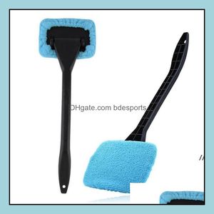 Cleaning Brushes Household Tools Housekee Organization Home Garden Microfiber Window Car Long Handle Wash Brush Dust Care Windshield Shine