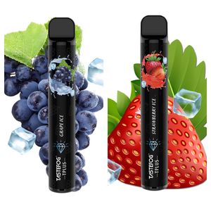 TASTEFOG Tek Kullanımlık Vape Elektrik Sigara 800 Puffs Tütün Buharlaştırıcı Pod TPD CE ROHS Onaylı Toptan 11 Lezzet İngilizce İspanyol Paket