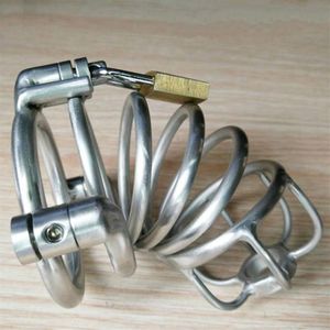 Chastity Devices Male Lock Chasity Cages Steel BDSM Bondage Gear Cock Stainless Penis Man Cbt Permanent And Screw Latest Design291x