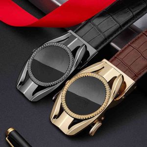 Belt Men's Real Business Pure Leather Fashion Brand Mens Designer Belts High End Luxury for Men 001