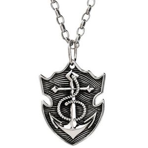 Sea King Anchor Pingente Pingente Colar Sportsman Sportsman Fearless Anchor Army Brand Love Looring Harbor Pingents Colares