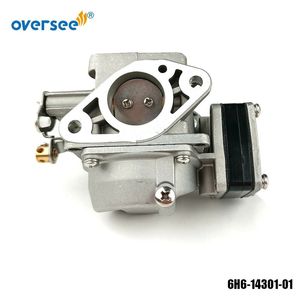 6H6-14301-01 Carburetor Spare Parts For Yamaha 6HP 6C 2 Stroke Outboard Engine Boat Motor Aftermarket Parts 6H6-14301