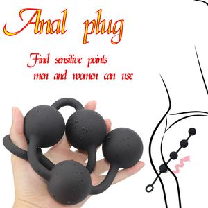 Wholesale vaginal plug for women for sale - Group buy Huge Anal Pull Bead Butt Plug Dildo Adult Products sexy Toy For Women Men Masturbators Vaginal Ball Sleep Dilator
