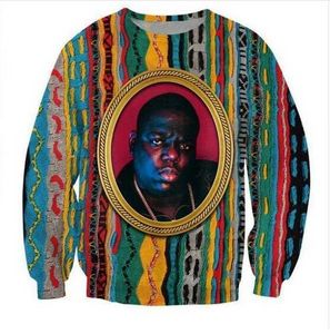 2022 : 2020 Newest Fashion Unisex Sweatshirt Notorious B.I.G Funny 3D Print Crewneck Sweatshirt Mens Women Style Pullovers W01