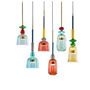 Anhänger Lampen Nordic Farbe Kronleuchter Hause Raum Dekoration Beleuchtung Wohnzimmer Schlafzimmer Innen Glas Decke KronleuchterPendant