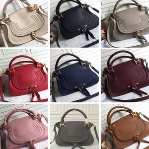 2022 Fashion Luxurys Designer Woman Shoulder Bags Top Quality Leather Casual Ladies Single Tote منحرف سعة كبيرة حقيبة كروسبودي حقائب يد محفظة Marcie 1199