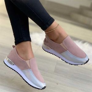 Kvinnor Shose Fashion Lighe Flats Shoes Casual Socofy Platform Loafers Zapatos Mujer 220812