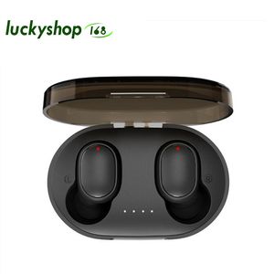 A6R TWS Bluetooth Earphones Touch Control Trådlösa hörlurar med MIC Sports vattentäta trådlösa öronsnäckor 9D Stereo Headset 50x