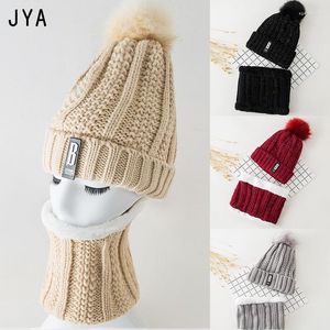 Sciarpa per cappello invernale lavorato a maglia di alta qualità per donna Ragazze Casual spessa calda Beanie Tops Drop 2022 Beanie/Skull Caps Eger22