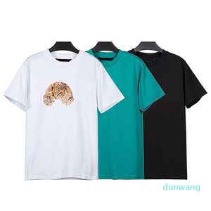 メンズレディースデザイナーTシャツプリントエンジェルファッションマンTシャツPalm Tops Quality Cotton CurideTee短袖高級ヒップホップストリートウェア