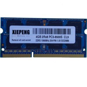 Mémoire d'ordinateur portable RAMS 8 Go 2RX8 PC3-10600S DDR3 8G 1333 MHz 4GB PC3 8500 1066 RAM pour IBM Thinkpad W701 W510 T400 Edge E420S Noteboorams