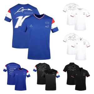 Formula 1 Driver T-shirt F1 Racing Summer Casual T-shirts Team Polo Shirts Custom Extreme Sport Tee Plus Size Short Sleeved275e