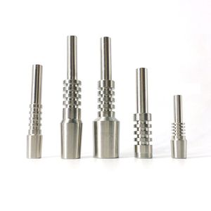 Titanium Smoking Nails Banger Ti Nail Drip Tips For Enails Glass Bongs Hookah Water Pipes