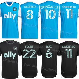 Wholesale soccer sport for sale - Group buy 22 MLS FC Charlotte Soccer Jersey SWIDERSKI FUCHS BENDER ORTIZ ALCIVAR SHINYASHIKI CORUJO KAHLINA LINDSEY BRONICO Football Shirt Kits Sport