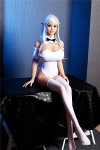 Magazyn amerykański 165 cm Duży piersi Anime Doll Doll dla mężczyzn z długimi uszami Cosplay High Premium Flesh Skin Sexy Lalki