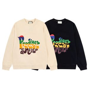 New AOP jacquard letter knitted sweater in autumn / winter 2022acquard knitting machine e Custom jnlarged detail crew neck cotton r4s35R3