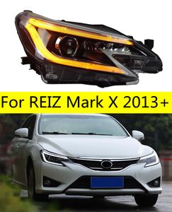 Gruppo ottico anteriore per auto per REIZ Mark X 2013-Ora Toyota Fari anteriori a LED di ricambio DRL Luce di guida diurna