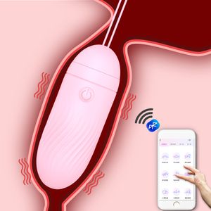 Toys Sexy Bluetooth Dildo Vibrator para Women Wireless App Controle remoto Remote Vibratable Egg Casal Casal Shop