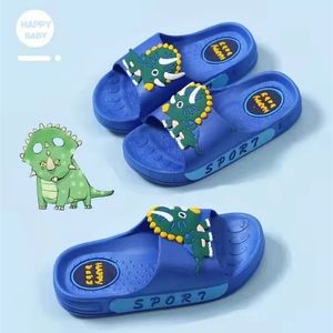 Дети динозавров нельзя мягкие тапочки для мальчика для мальчика летние пляжные мультипликационные туфли детская обувь 220615