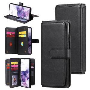 Flip Wallet Cases for Samsung Galaxy S22 S20 S21 S10 S9 Plus FE Ultra A50 A70 A51 A71 A32 A52 A72 Luxury Leather Cards Bags