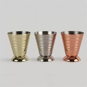 Bar Tools Stainless Steel Cocktail Measuring Jigger Double Jiggers Measure Shot Drink Spirit Measures Cup Bar Accessories Christmas Gift