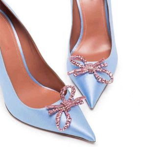 Sexy Dress Shoes Single Shoes Women's Style Belt Heel Rhinestone High Heels