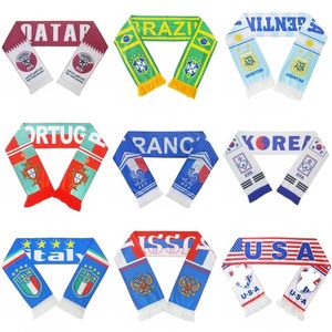 Wereldbeker voetbal sjaal banner vlaggen