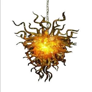 AC110V-240V 100% Mouth Blown Chandeliers Glass Pendant Lamps Handmade Murano Style Glass Decorative LED Lighting