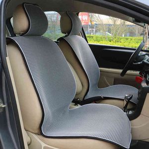 1 PC Breattable Mesh Car Seat Cover Pad Fit For De flesta bilar /Summer Cool Seats Cushion Lyxig universell storlek Bilkudde H220428