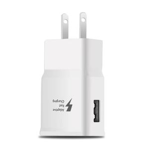 Chargeur mural rapide wallUSB chargeur rapide adaptateur complet 5V 2A US prise ue pour Samsung Galaxy S20 S10 S9 S8 S6 Note 10