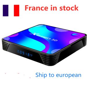 Frankreich hat auf Lager X88 PRO 10 TV-Box Android 11 OS 2 GB 16 GB Rockchip RK3318 Dual WIFI USB3.0 Netflix 4K Media Player