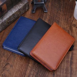 Notepads Multifunction Pocket Planner A7 Notebook Small Notepad Note Book Leather Cover Business Diary Memos Office SchoolNotepads