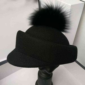 New Black Beret Women Hat Hat Hatar