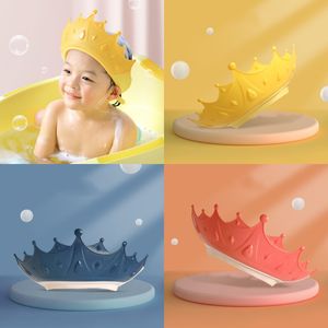 Tappi per la doccia per shampoo per bambini protezione per occhio bagno bagno a corona a corona cappuccio silicone impermeabile 555 h1
