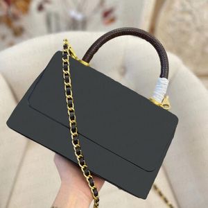 10A Luxury Handbag Designer Kvinnor Handväska Kvällsväska quiltad handväska läder resväska axelväska kaviar guldkedja flera färger cross arm original låda