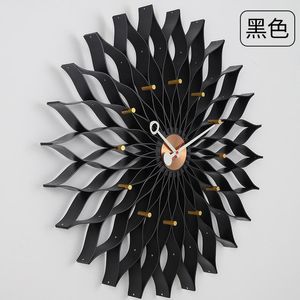 Väggklockor extra stor solrosklocka 75 cm batteridriven kvarts tyst kreativ modern designklocka horloge 3olor levande rummurvägg