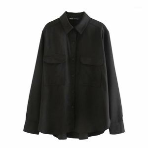 Women's Blouses & Shirts 2022 Spring Type Speed Sell Tong Street Hipster Cardigan Lapel Loose Blouse