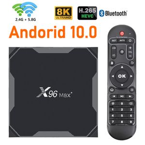 Wholesale X96 MAX Plus Smart TV Box Android 9.0 Amlogic S905X3 Quad Core 4GB 64GB 32GB Wifi 4K Youtube Media Player Set top box 2GB 16GB