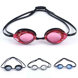 HD-Schwimmbrille, wasserdicht, Antibeschlag, Silikon, für Erwachsene, Schwimmbrille, professioneller UV-Schutz, transparente Brillen, G220422