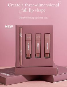 Neuankömmling Top-Qualität PUDAIER ESpoce Lippenstift Lip Liner Kit glänzend matt Glanz Lippenstift Set 120 Stück/Los DHL