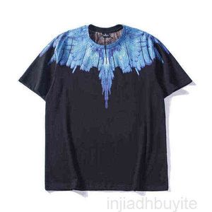 Wholesale water wings for sale - Group buy European and American Tide m Wings Water Drop Feather Printing Designer Men s Women s T shirt Summer Couple Star with Loose Short Sleeves