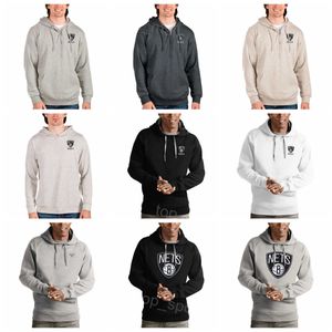 Männer Frauen Basketball Blake Griffin Hoody Jersey 2 Patty Mills Hooded 8 Bruce Brown Hoodies 1 Nicolas Claxton Sweatshirts 33 Andre Drummond 0 Schwarz Weiß Grau Beige