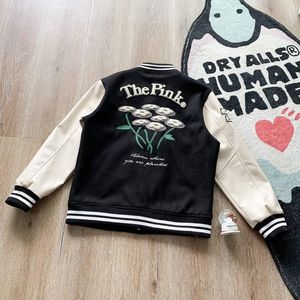 Men's Jackets Vandy the Pink 4 Year Anniversary Varsity Baseball Jacket Clothing PU Leather Coats Winter Japanese Brand Motorcyclmen's 781