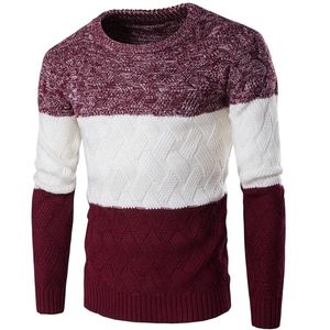 Suéter masculino de cor casual casual suéter roupas de suéter 201221
