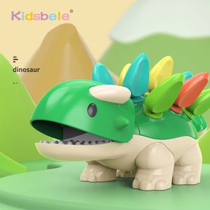 Dinosaurie matchande sortert leksak för barn Motor hand-ögonkoordination kamp införs tidigt lärande utbildning baby montessori leksak 220706