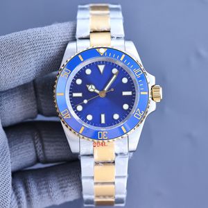 Klasyczne zegarek męskie 40 mm automatyczne zegarki mechaniczne projektowanie mody Life Waterproof Pasek ze stali nierdzewnej Ceramiczny Prezent Prezent Montre de Luxe Wysoka jakość