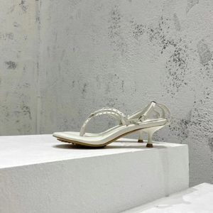 2022 new European style sandal women's Gladiator shoes fashion Roman woven transparent color lrather Weaving slipper